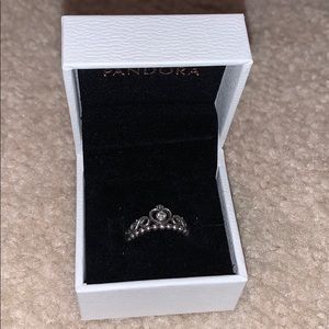 Pandora Princess Ring size 6